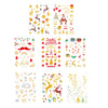 8pcs Christmas Temporary Tattoos Water Transfer Makeup Body Stickers Decals