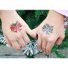 8pcs Christmas Temporary Tattoos Water Transfer Makeup Body Stickers Decals