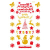 8pcs Christmas Temporary Tattoos Water Transfer Makeup Body Stickers Decals