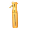 250ml Empty Hairdressing Spray Bottle Fine Water Mister Pump Sprayer Golden