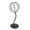 Free Standing Metal Wig Display Stand Dummy Head Hat Cap Hair Holder Black