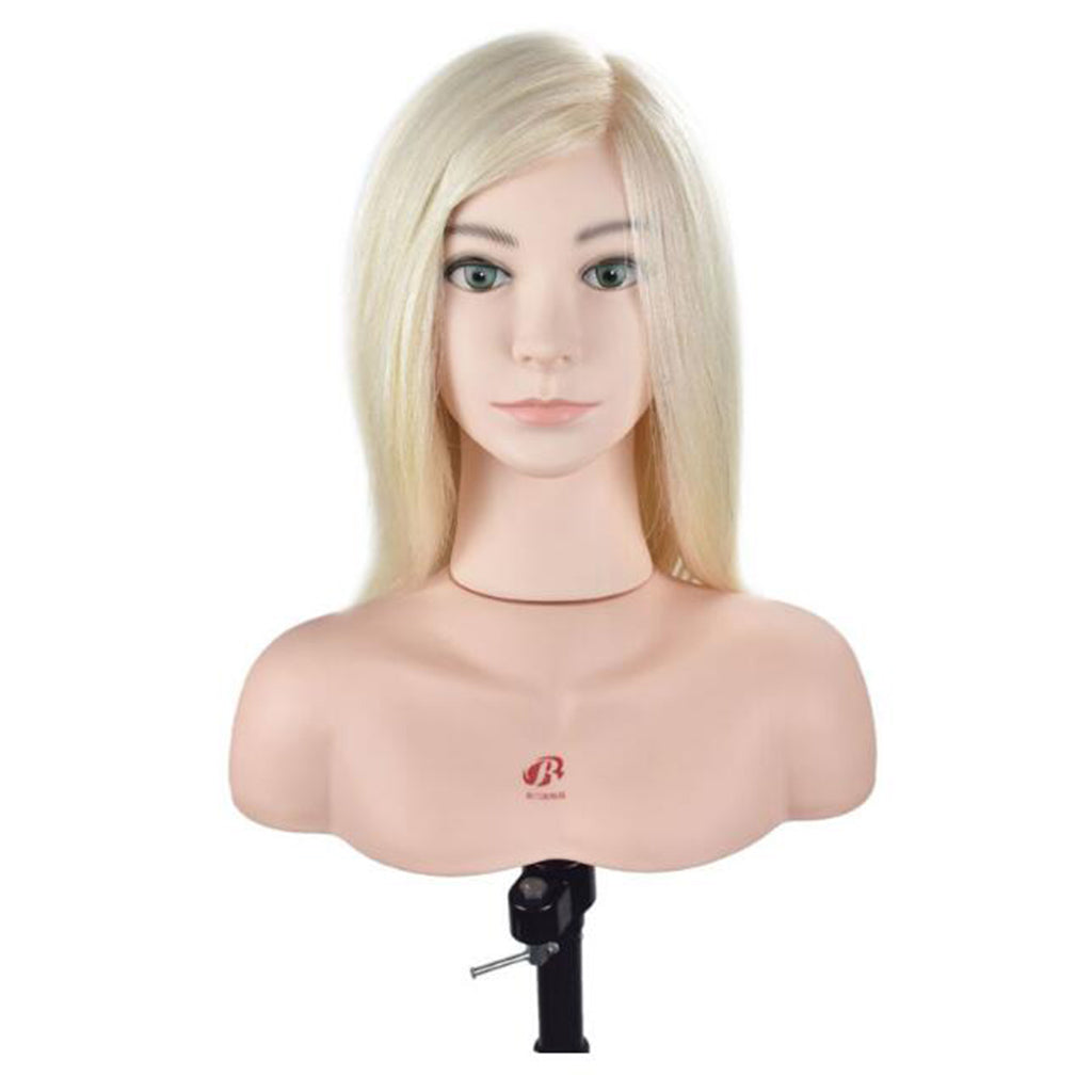 Cosmetology Makeup Mannequin Holder Shoulder Display Bust Base 35x16x18cm