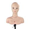 Cosmetology Makeup Mannequin Holder Shoulder Display Bust Base 35x16x18cm