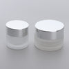 5x Empty Glass Bottle Cosmetic Jars Box for Makeup Face Cream Essential Oil 10g