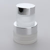 5x Empty Glass Bottle Cosmetic Jars Box for Makeup Face Cream Essential Oil 10g