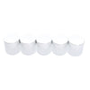 5x Empty Glass Bottle Cosmetic Jars Box for Makeup Face Cream Essential Oil 10g