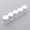 5x Empty Glass Bottle Cosmetic Jars Box for Makeup Face Cream Essential Oil 10g