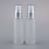 2Pcs Empty Glass Bottles Cosmetic Makeup Travel Lotion Containers 50ml Pump