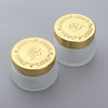 2x Empty Glass Makeup Cream Jar Cosmetic Refillable Containers 30/50g 50G