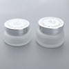 2x Empty Glass Makeup Cream Jar Lotion Bottle Cosmetic Container Filling 50g