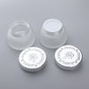 2x Empty Glass Makeup Cream Jar Lotion Bottle Cosmetic Container Filling 50g