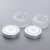 2x Empty Glass Makeup Cream Jar Lotion Bottle Cosmetic Container Filling 50g