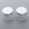 2x Empty Glass Makeup Cream Jar Lotion Bottle Cosmetic Container Filling 50g