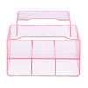 Nail Tools Organizer Cosmetic Display Stand Makeup Holder Box Acrylic Pink