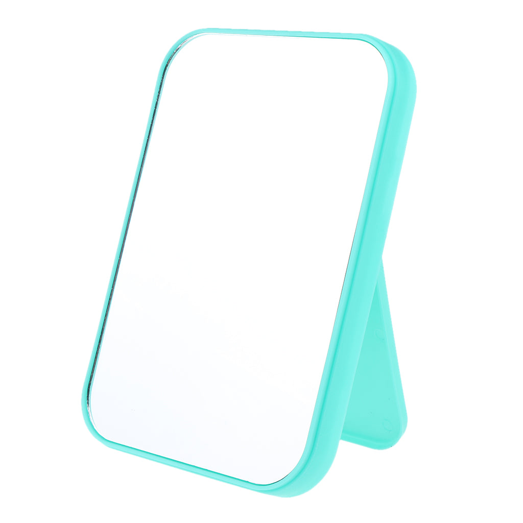 8.7"  Portable Folding Cosmetic Tabletop Stand Makeup Mirror Travel Green