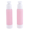 2Pcs Portable Empty Cosmetic Makeup Sterile Airless Pump Spray Bottles 100ml