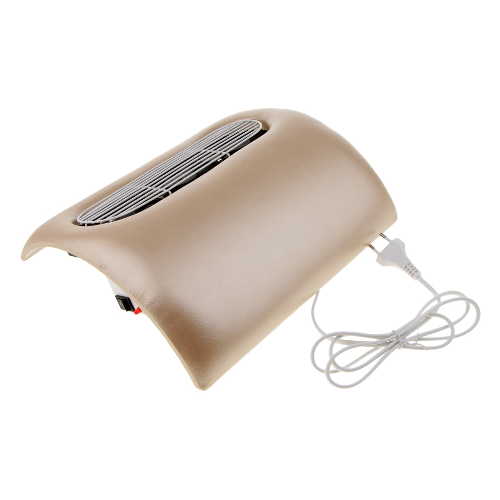 15W Nail Dust Collector Cleaner Fans Suction UV Gel Nail Dryer Machine Gold