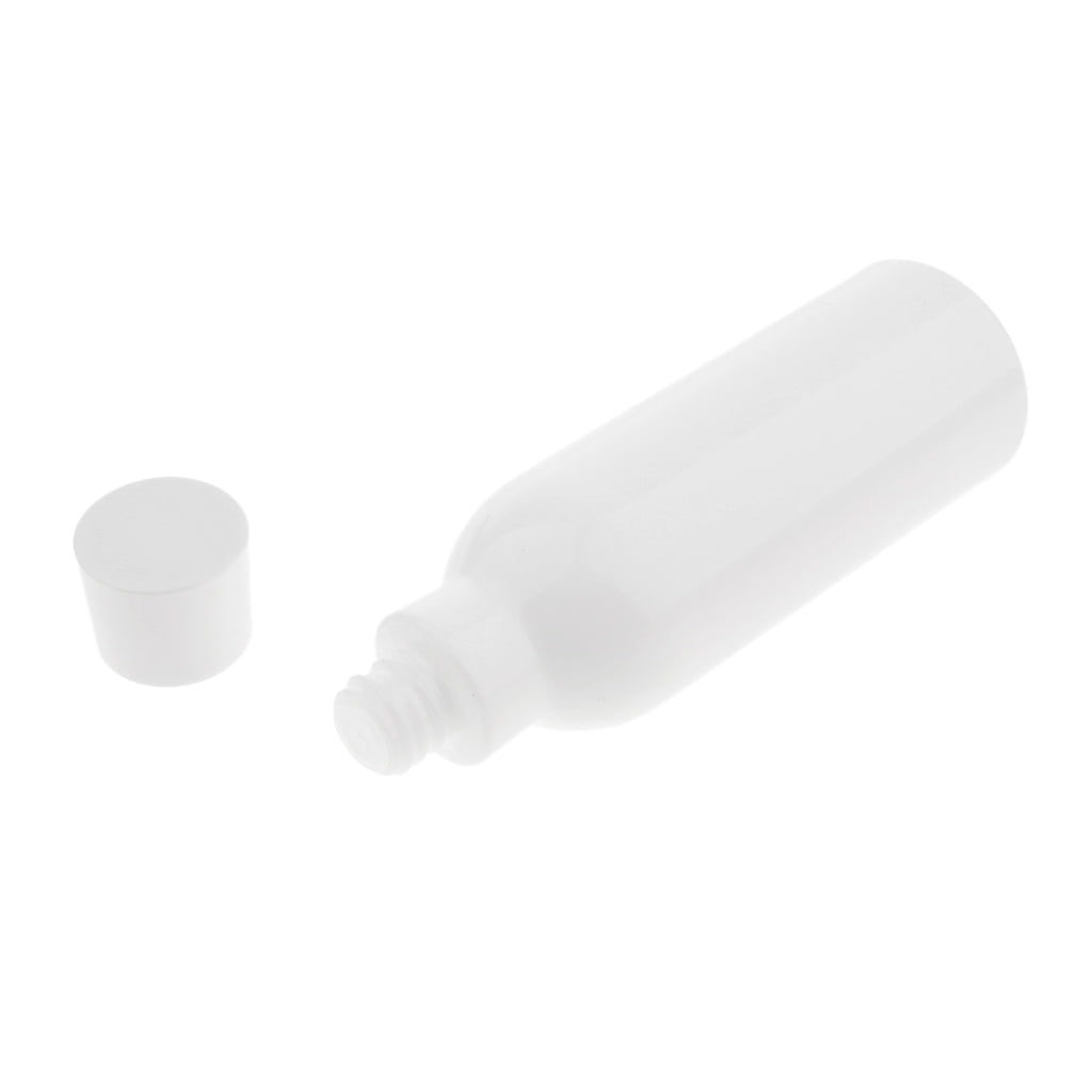 White Glass Empty Makeup Face Cream Bottle Pump Spray Container Travel 150 ml