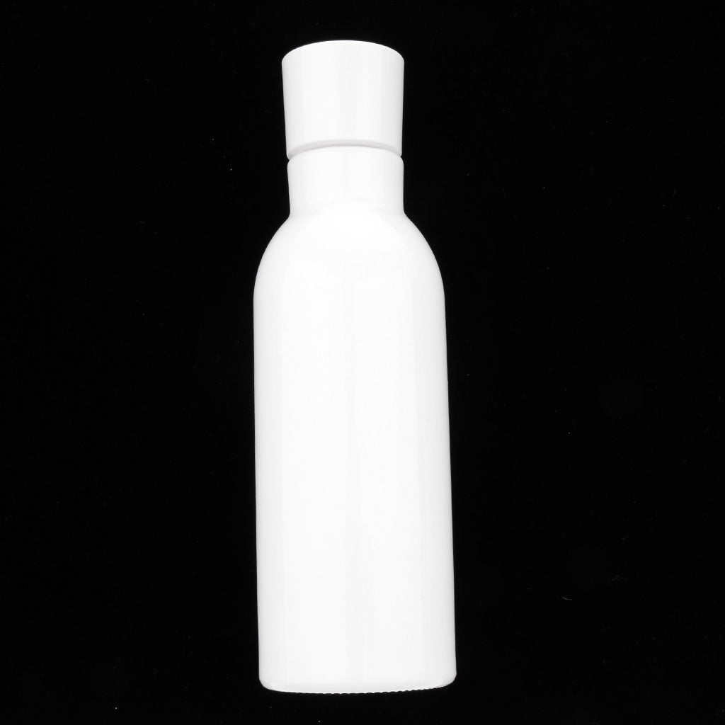 White Glass Empty Makeup Face Cream Bottle Pump Spray Container Travel 150 ml