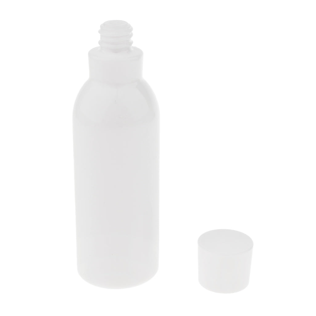 White Glass Empty Makeup Face Cream Bottle Pump Spray Container Travel 150 ml