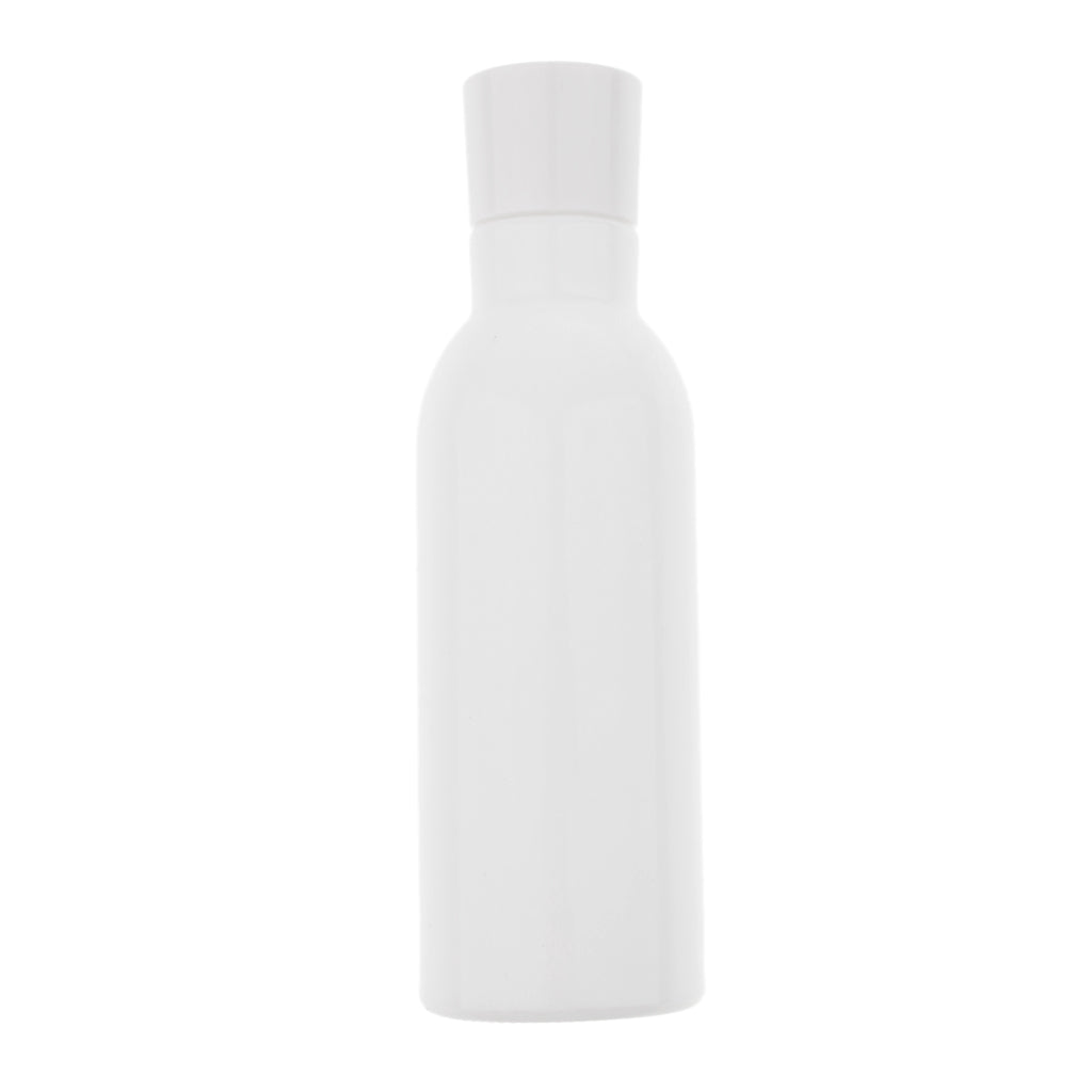 White Glass Empty Makeup Face Cream Bottle Pump Spray Container Travel 150 ml