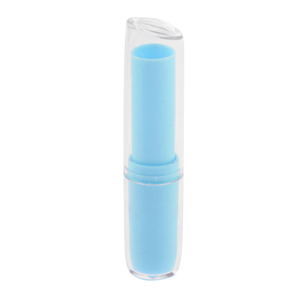 10Pcs Empty Lipstick Tube Lip Balm Container DIY Cosmetic Makeup Tools Blue