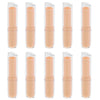 10Pcs Empty Lipstick Tube Lip Balm Container DIY Cosmetic Makeup Tools Orange