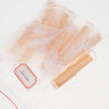 10Pcs Empty Lipstick Tube Lip Balm Container DIY Cosmetic Makeup Tools Orange