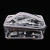 PVC Travel Clear Makeup Storage Toiletry Wash Tools Bag Pouch Zipper Bag 1#