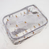 PVC Travel Clear Makeup Storage Toiletry Wash Tools Bag Pouch Zipper Bag 1#