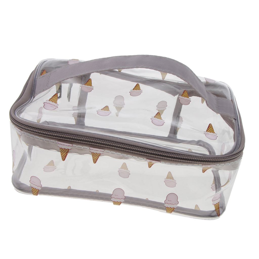 PVC Travel Clear Makeup Storage Toiletry Wash Tools Bag Pouch Zipper Bag 1#