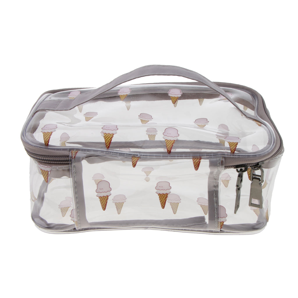 PVC Travel Clear Makeup Storage Toiletry Wash Tools Bag Pouch Zipper Bag 1#