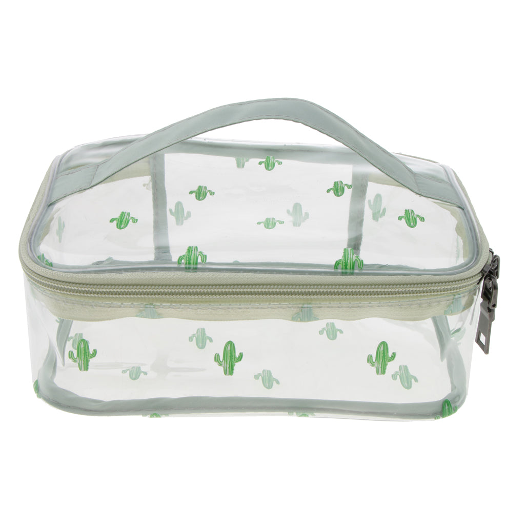 PVC Travel Clear Makeup Storage Toiletry Wash Tools Bag Pouch Zipper Bag 6#