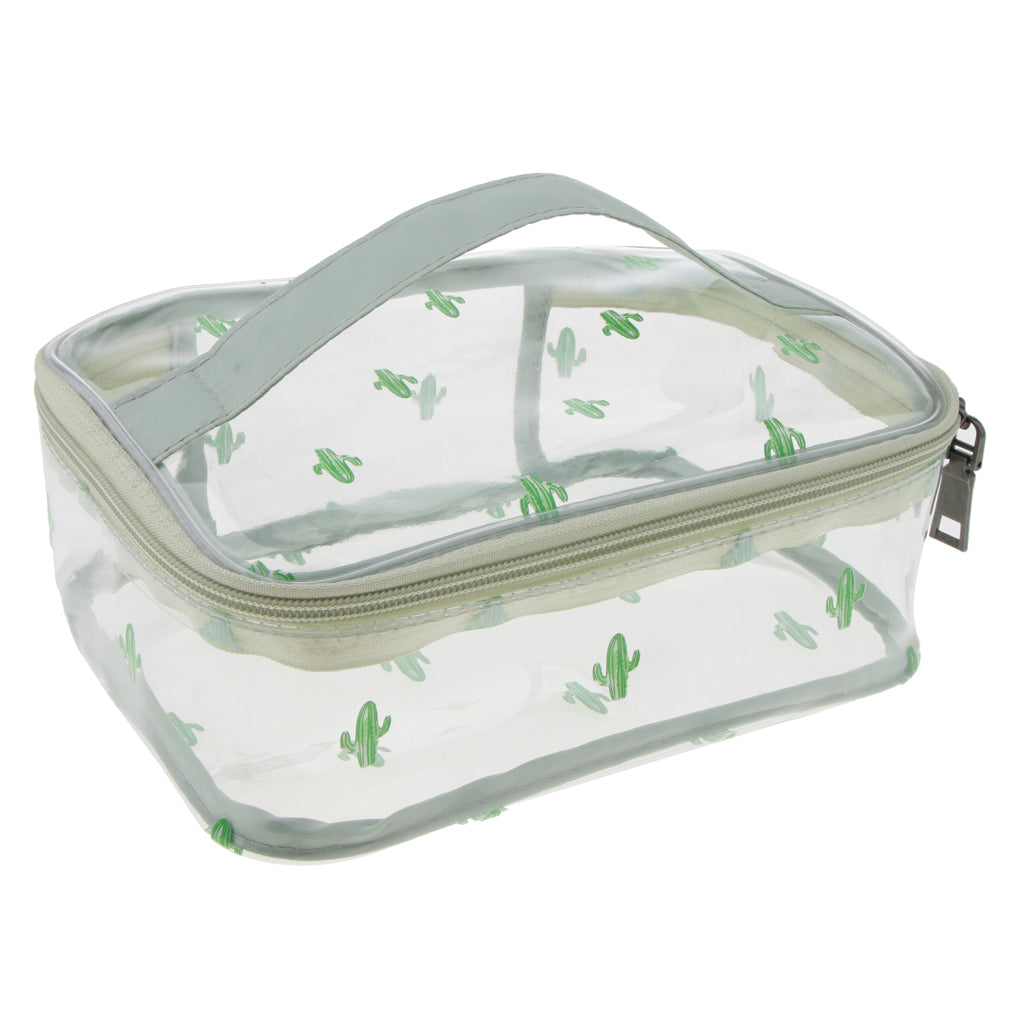 PVC Travel Clear Makeup Storage Toiletry Wash Tools Bag Pouch Zipper Bag 6#