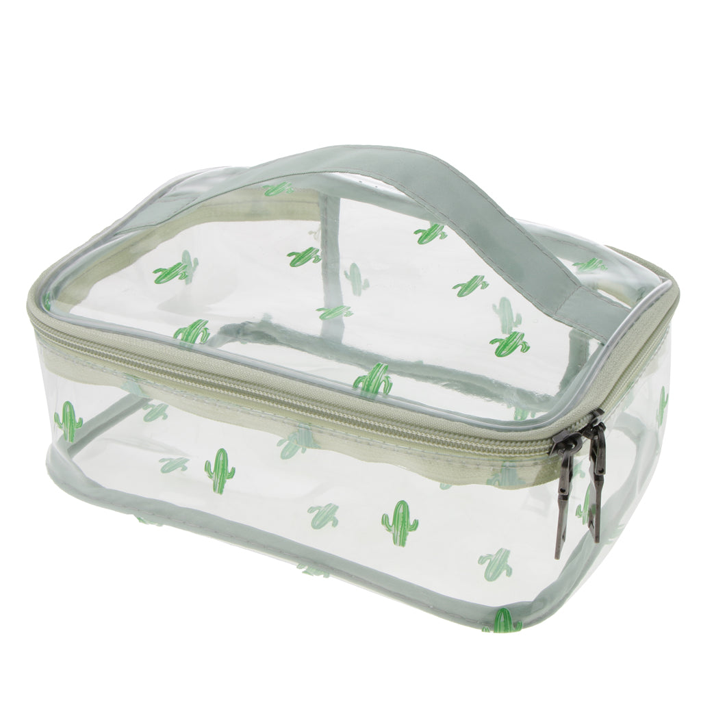 PVC Travel Clear Makeup Storage Toiletry Wash Tools Bag Pouch Zipper Bag 6#