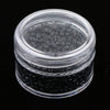 1000pcs 3mm Silicone Lined Micro Ring Links Beads Links For Hair Extension Black