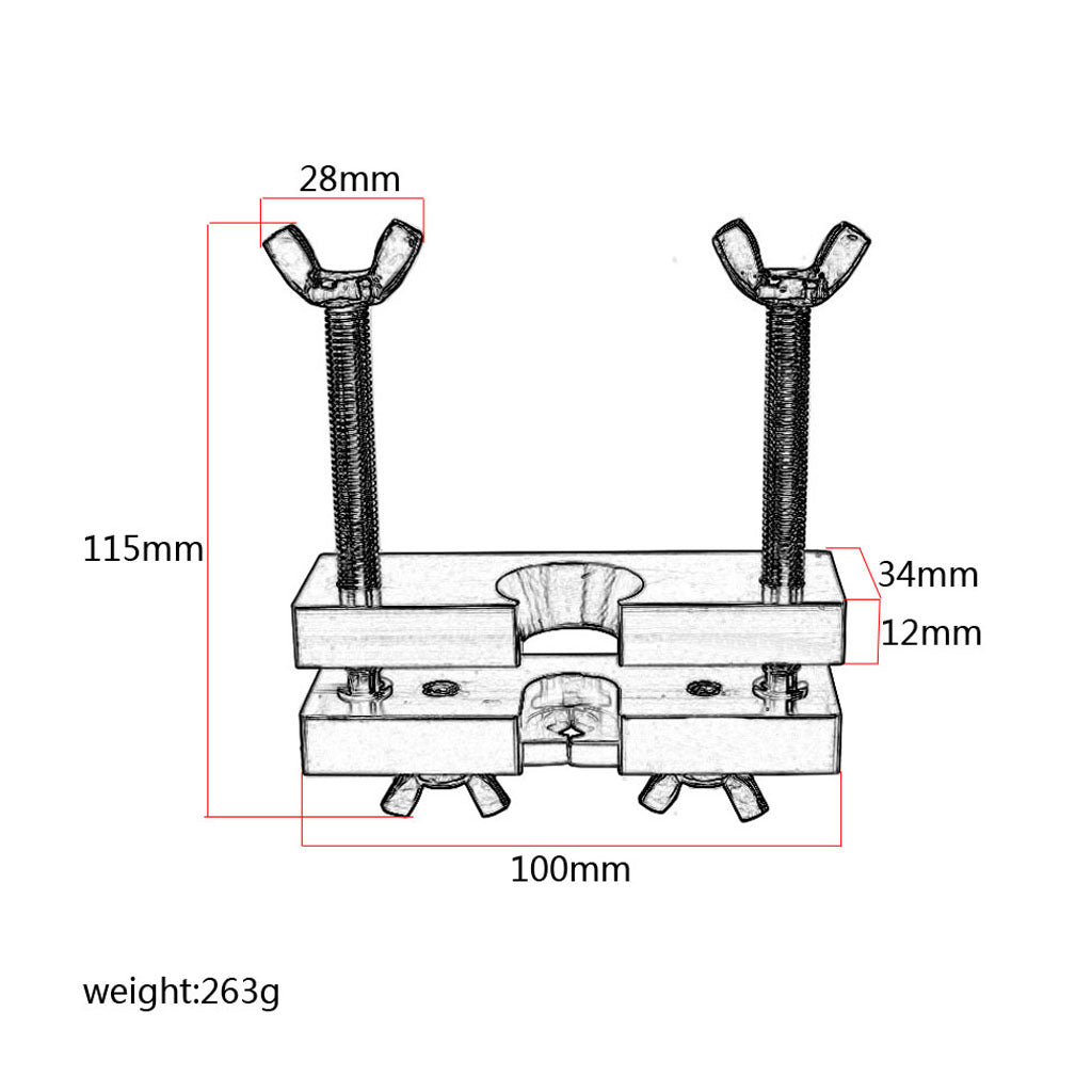 Trumpet Mouthpiece Puller Tool Metal Mouth Piece Remover 10x11.5cm Orange