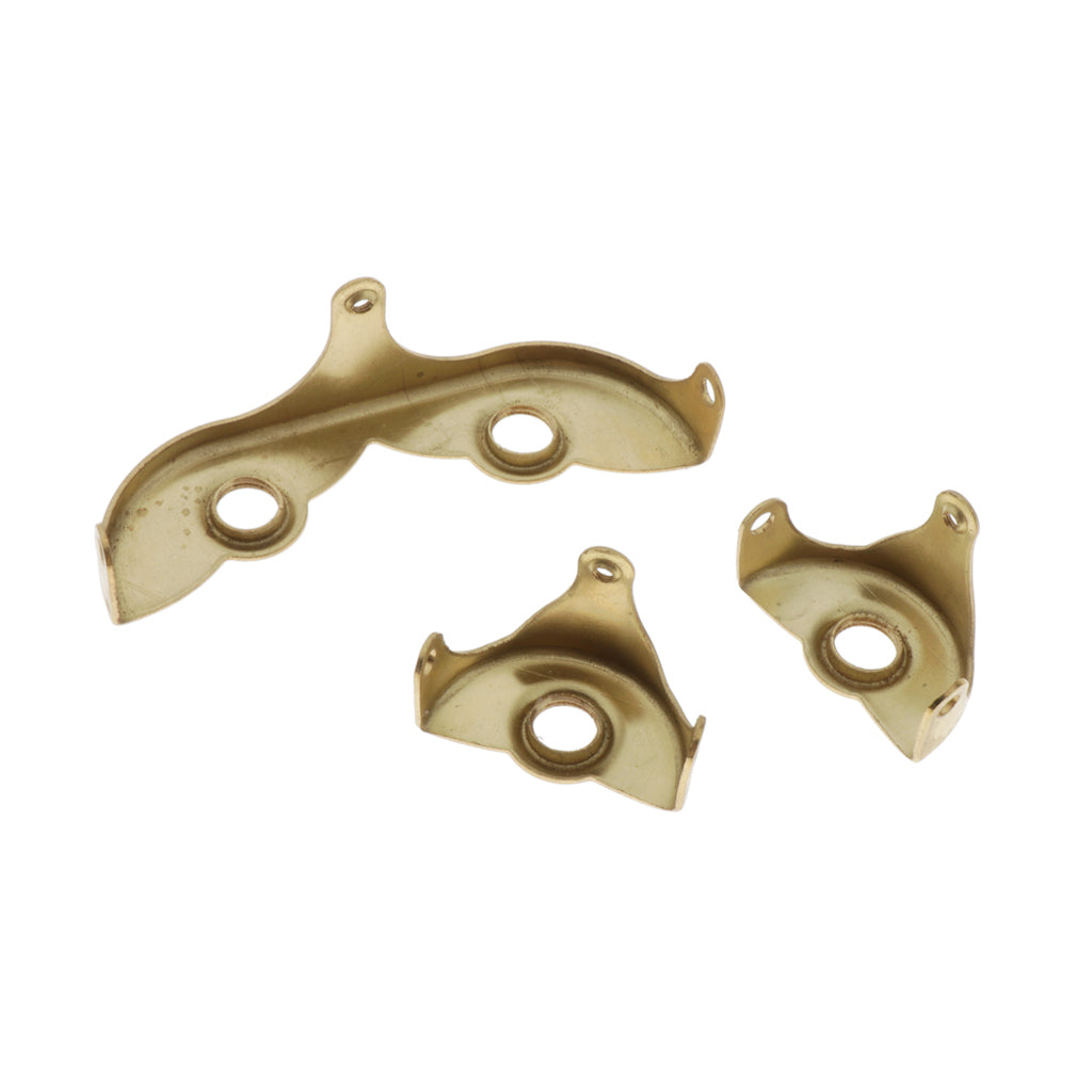 Copper Soprano Sax Key Guard Set with Screws