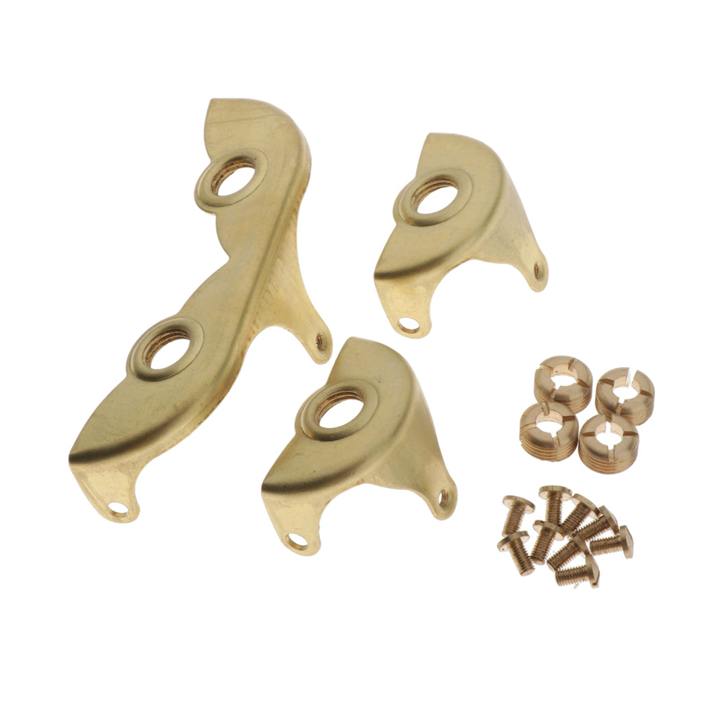 Copper Soprano Sax Key Guard Set with Screws