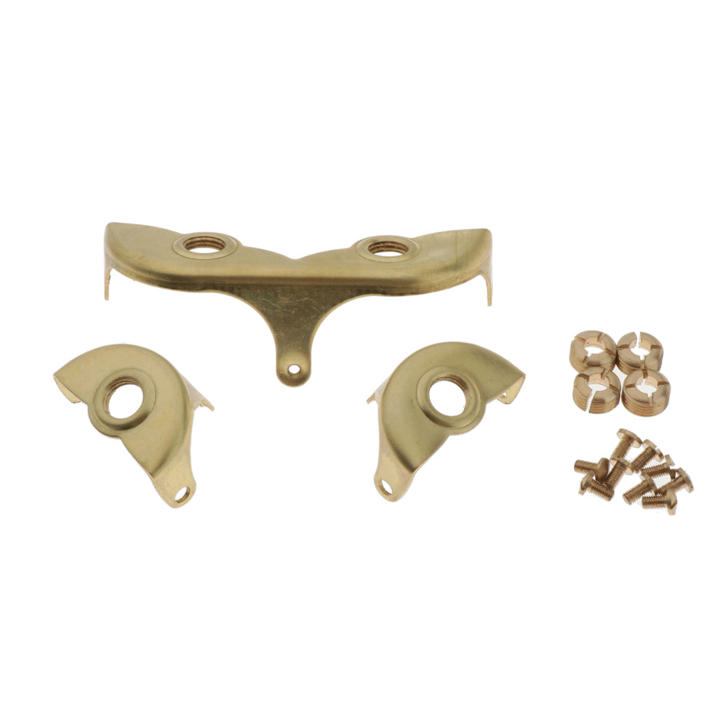 Copper Soprano Sax Key Guard Set with Screws