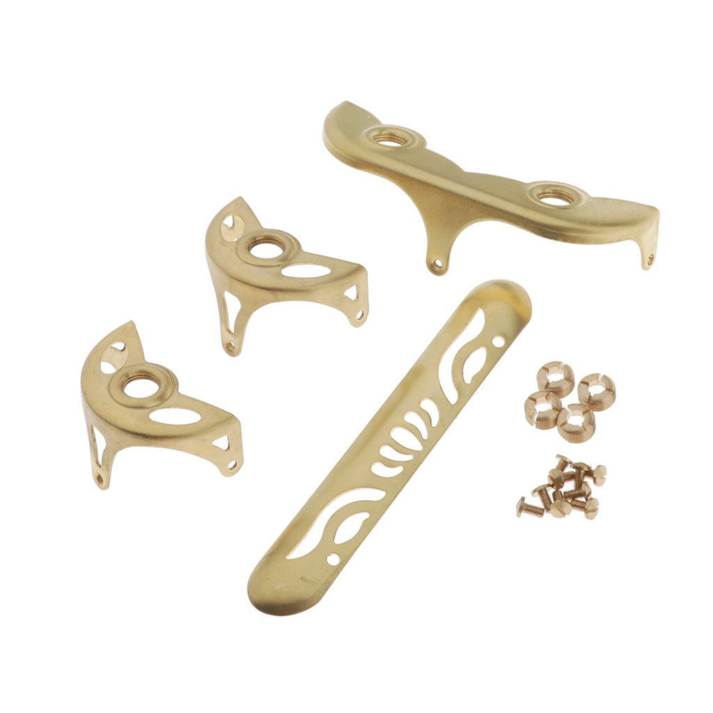 Copper Alto Sax Key Guard Set with Screws