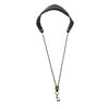 Adjustable Saxophone PU Leather Shoulder Neck Strap for Sax Players Black