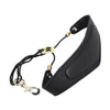 Adjustable Saxophone PU Leather Shoulder Neck Strap for Sax Players Black