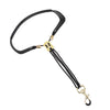 Adjustable Saxophone PU Leather Shoulder Neck Strap for Sax Players Black