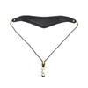 Adjustable Saxophone PU Leather Shoulder Neck Strap for Sax Players Black