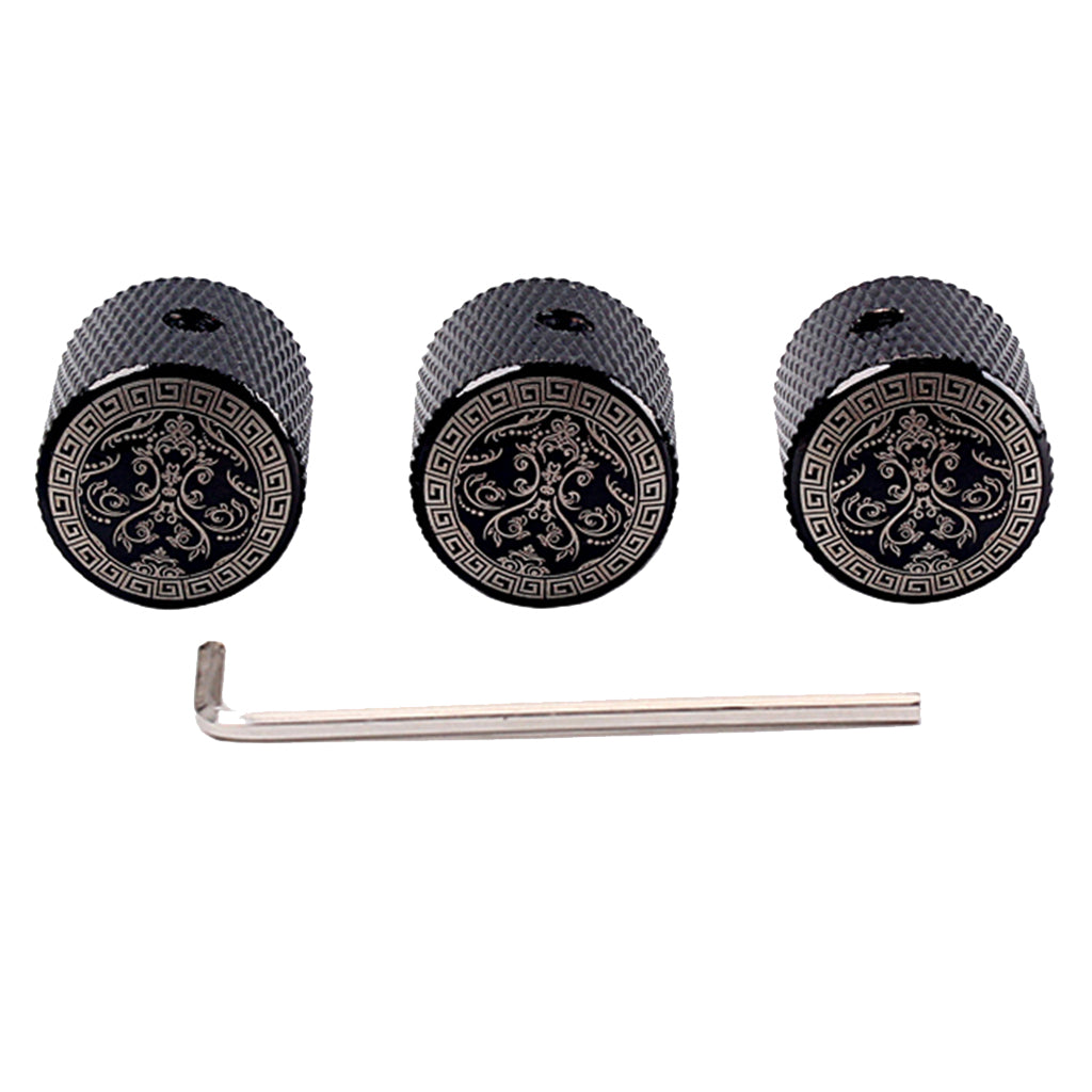 2 x Dome Metal Control knobs for TL ST Electric Guitar Parts Accessories