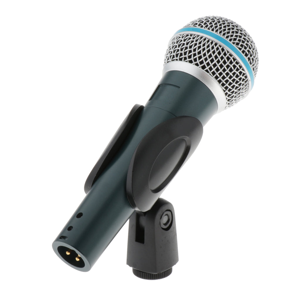 Professional Handheld Microphone Dynamic with Stand for Vocal/Instrument