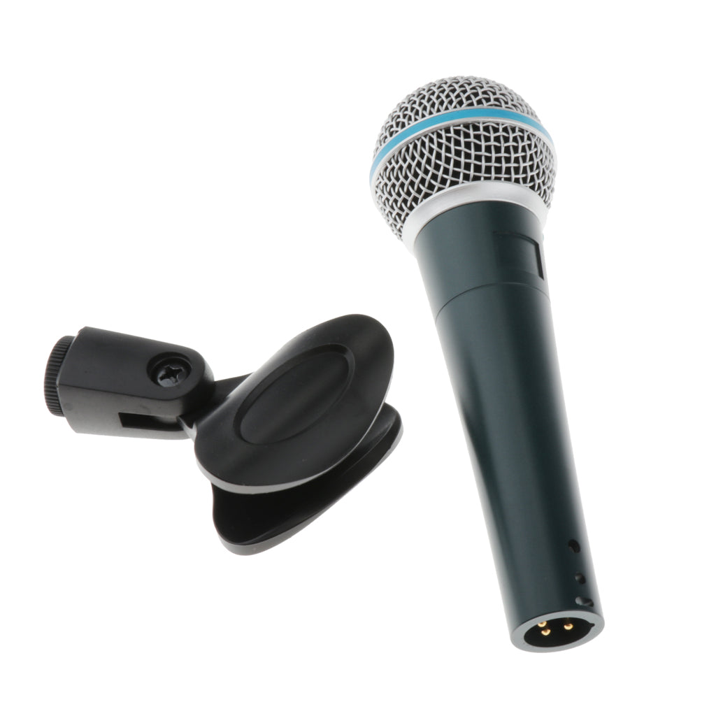 Professional Handheld Microphone Dynamic with Stand for Vocal/Instrument