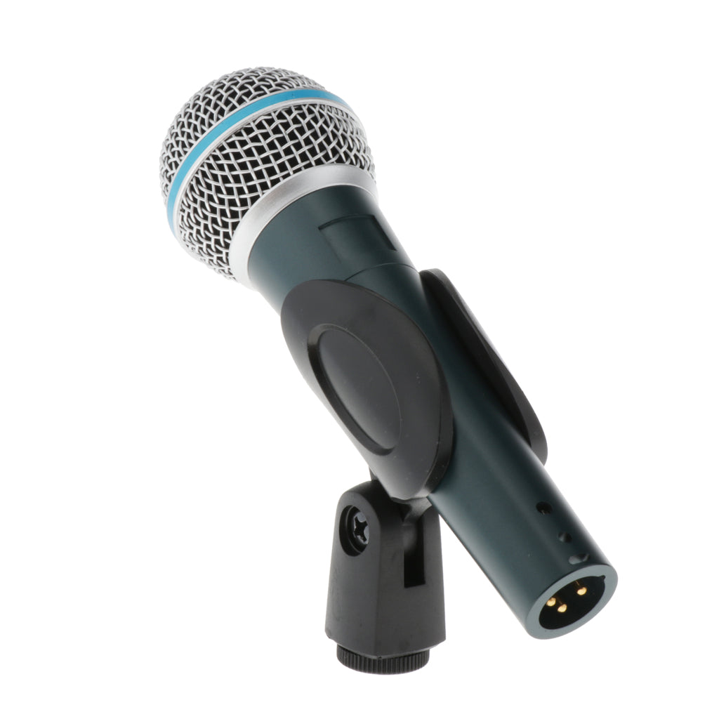 Professional Handheld Microphone Dynamic with Stand for Vocal/Instrument