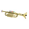 Kids Trumpet w/ 3 Colored Keys for Early Developmental Music Education Toy